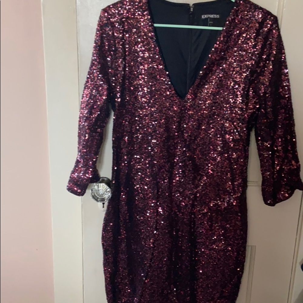 3/4 quarter length sleeve dress